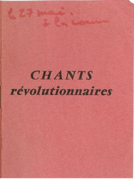 CHANTS révolutionnnaires