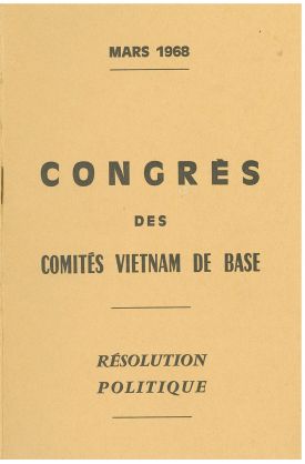 CONGRES DES COMITÈS VIETNAM DE BASE