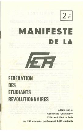 MANIFESTE DE LA FER