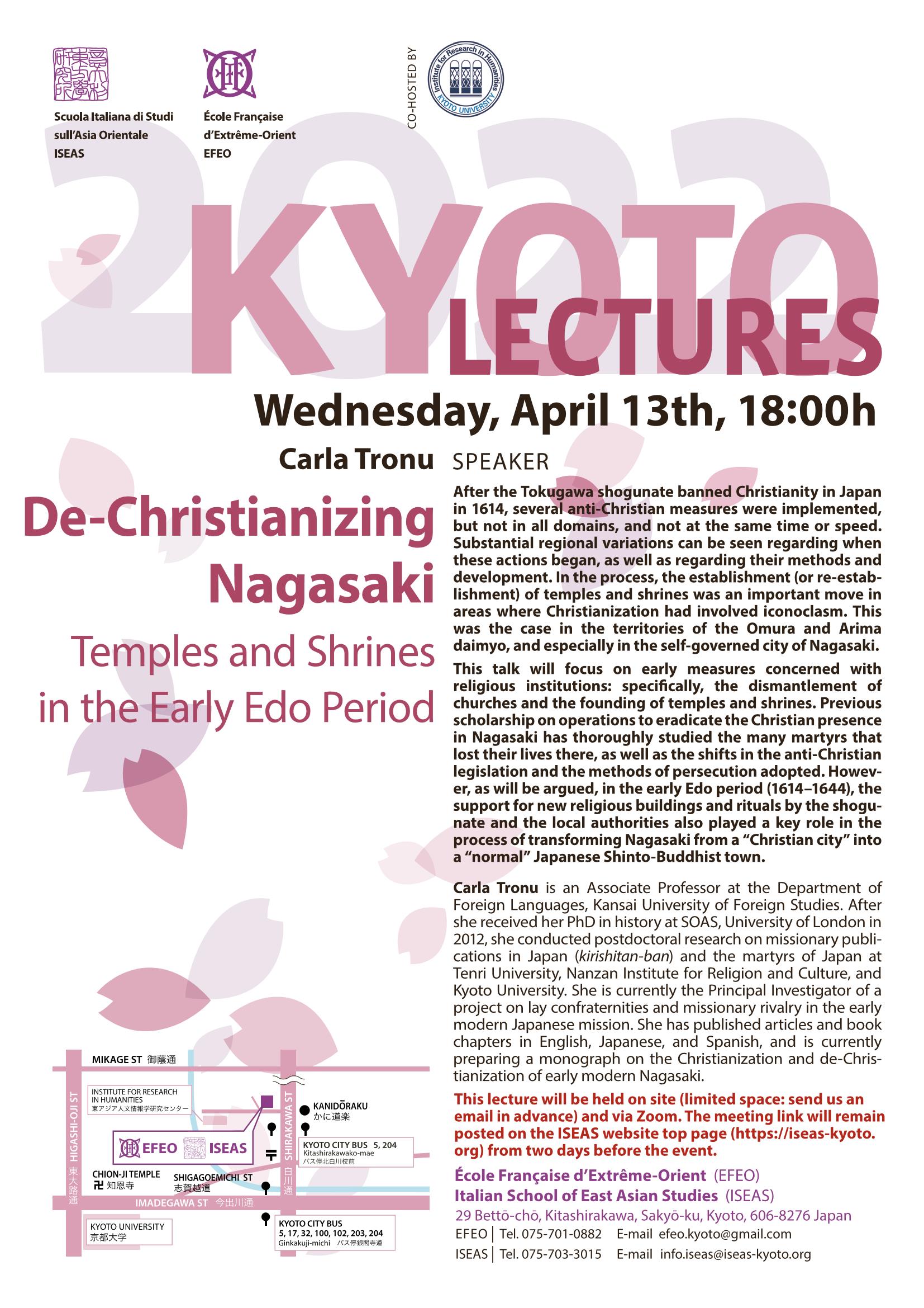 Kyoto Lectures 2022-04-13