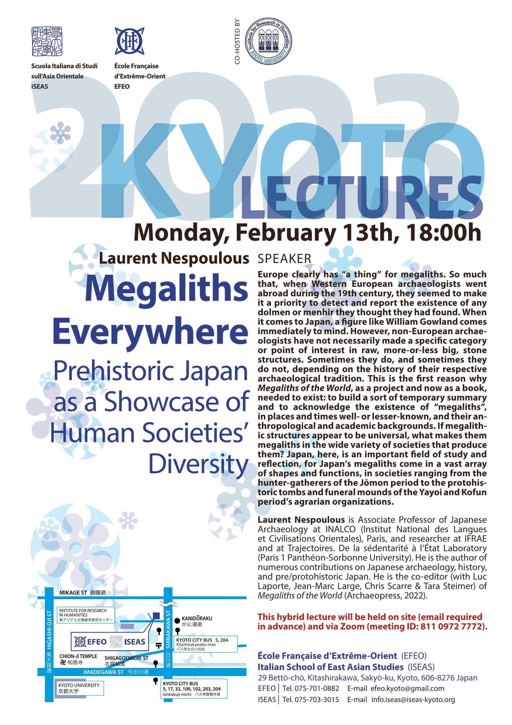 Kyoto Lectures 2023-02-13