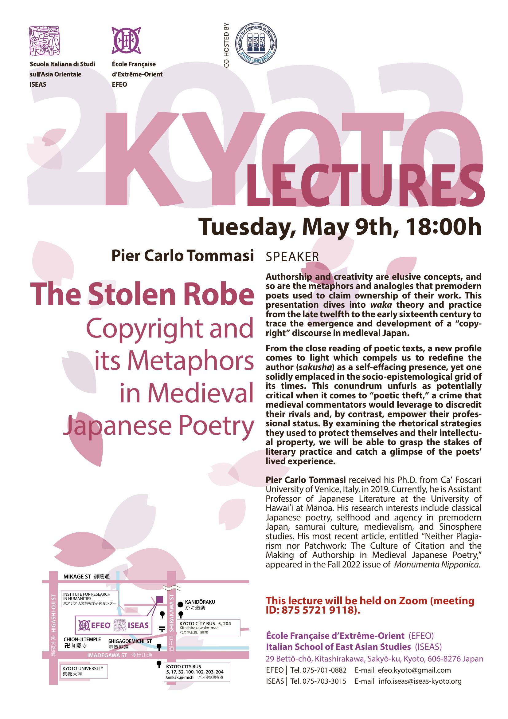 Kyoto Lectures 2023-05-09