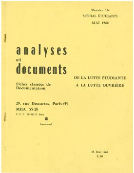 analyses et documents n°154
