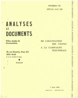 analyses et documents n°155