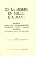 De la misère en milieu étudiant