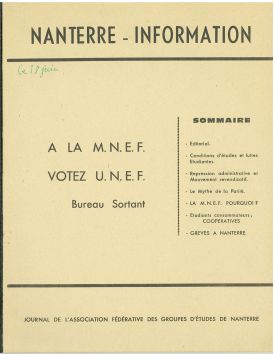 NANTERRE - INFORMATION